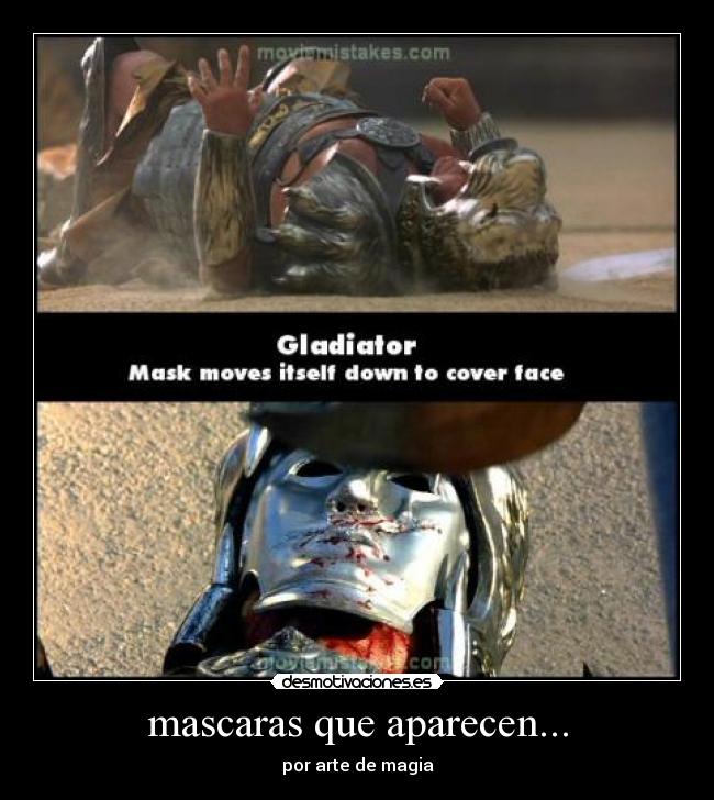mascaras que aparecen... - 