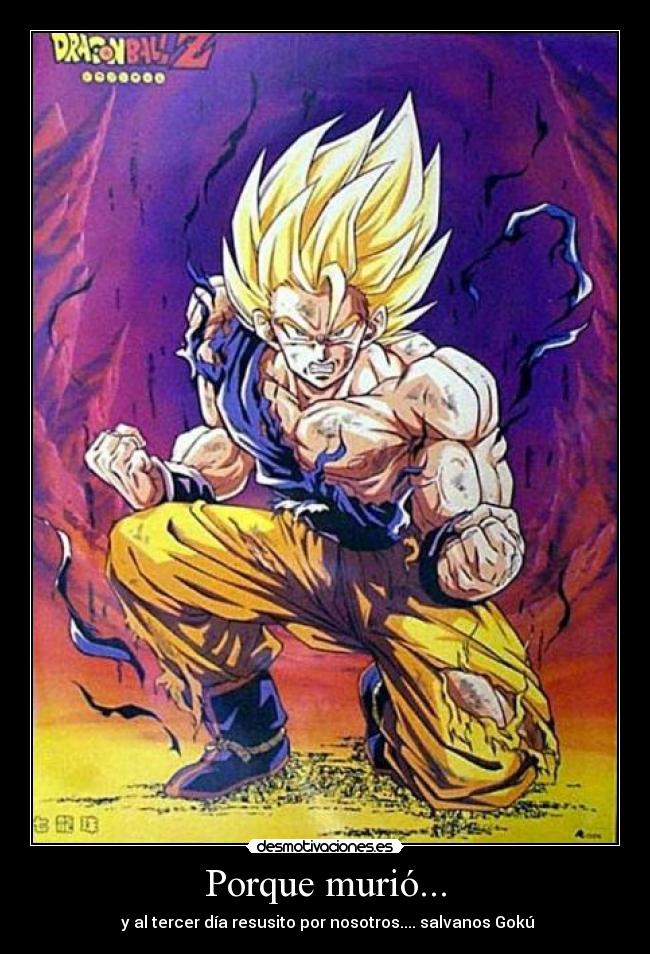 carteles goku desmotivaciones