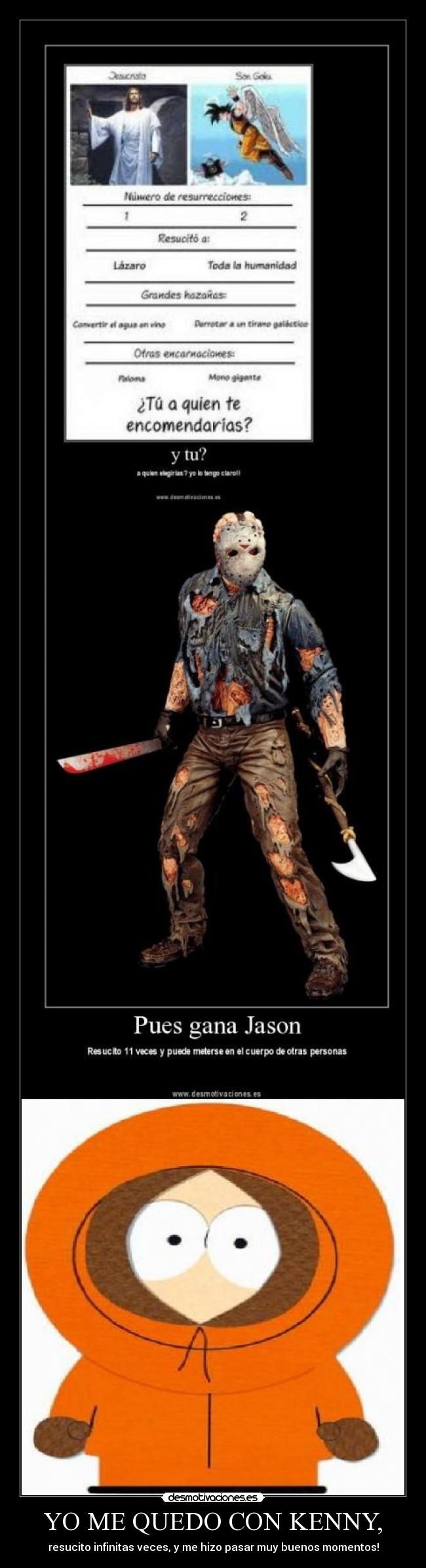 YO ME QUEDO CON KENNY, - resucito infinitas veces, y me hizo pasar muy buenos momentos!