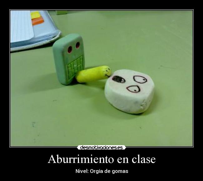 Aburrimiento en clase -