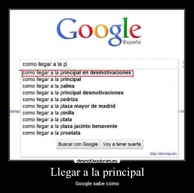 Llegar a la principal -