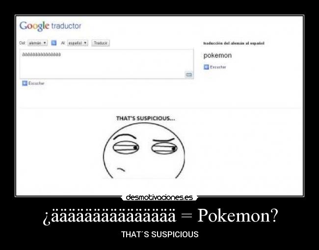 ¿äääääääääääääää = Pokemon? -