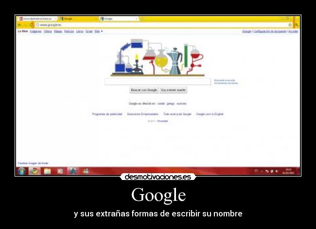 Google - y sus extrañas formas de escribir su nombre