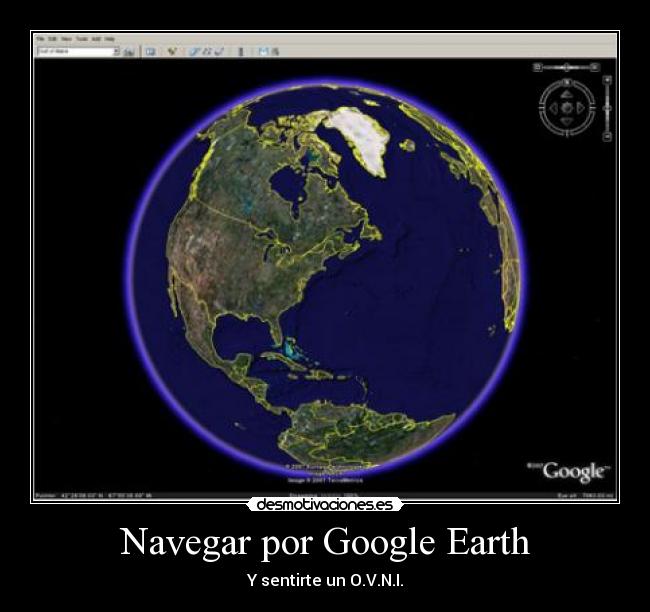 Navegar por Google Earth -