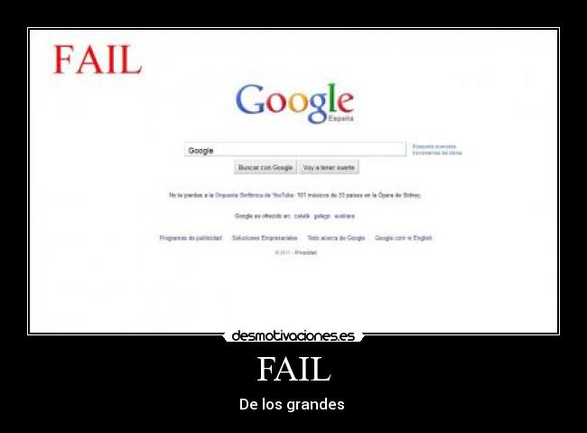 FAIL - De los grandes 