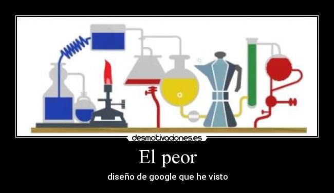 El peor - diseño de google que he visto