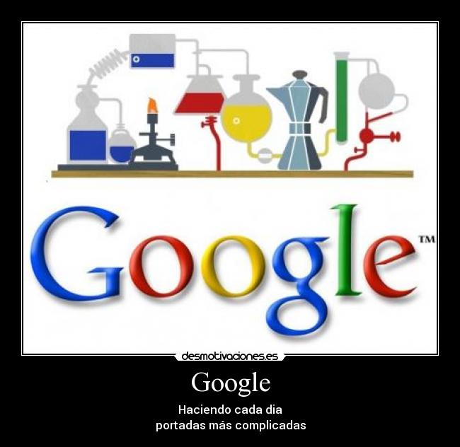 Google - Haciendo cada dia
portadas más complicadas