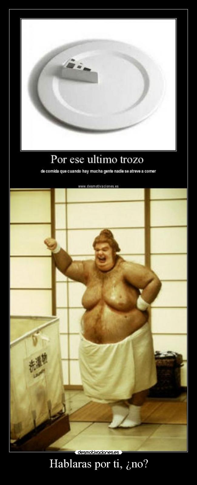 carteles gordo desmotivaciones