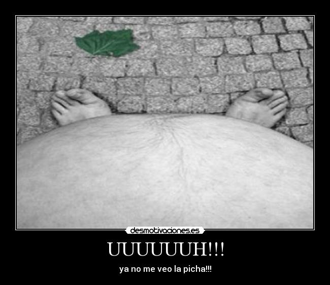 UUUUUUH!!! - ya no me veo la picha!!!