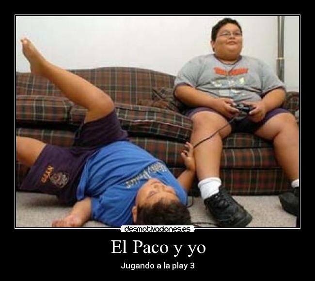 El Paco y yo - Jugando a la play 3