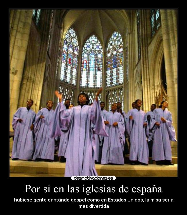 carteles espana gospel desmotivaciones