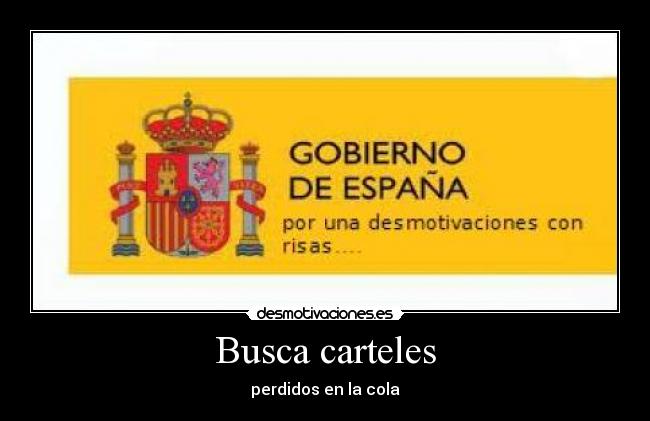 Busca carteles - 