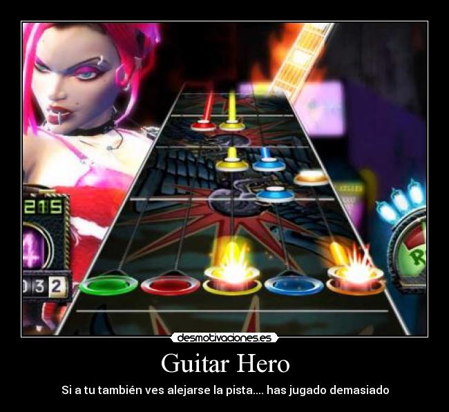carteles guitar hero desmotivaciones