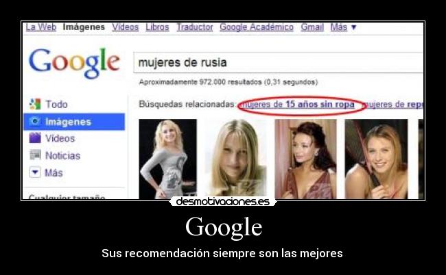 Google - Sus recomendación siempre son las mejores