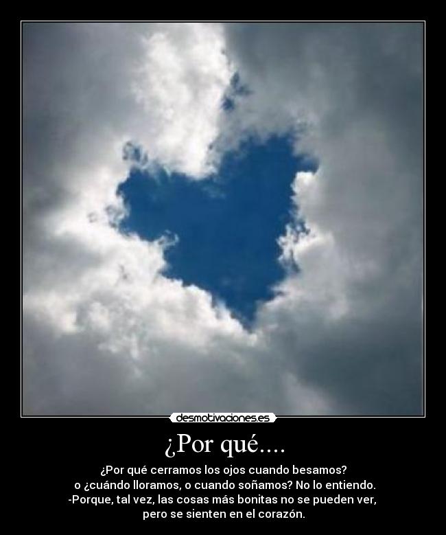 ¿Por qué.... -