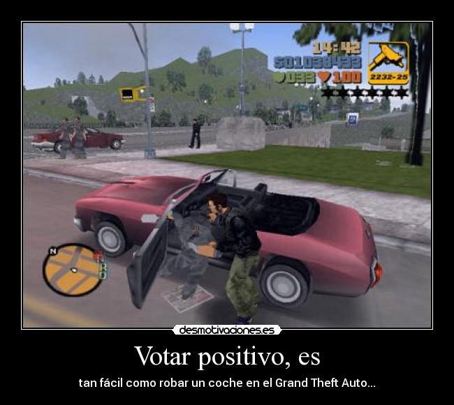 Votar positivo, es - 