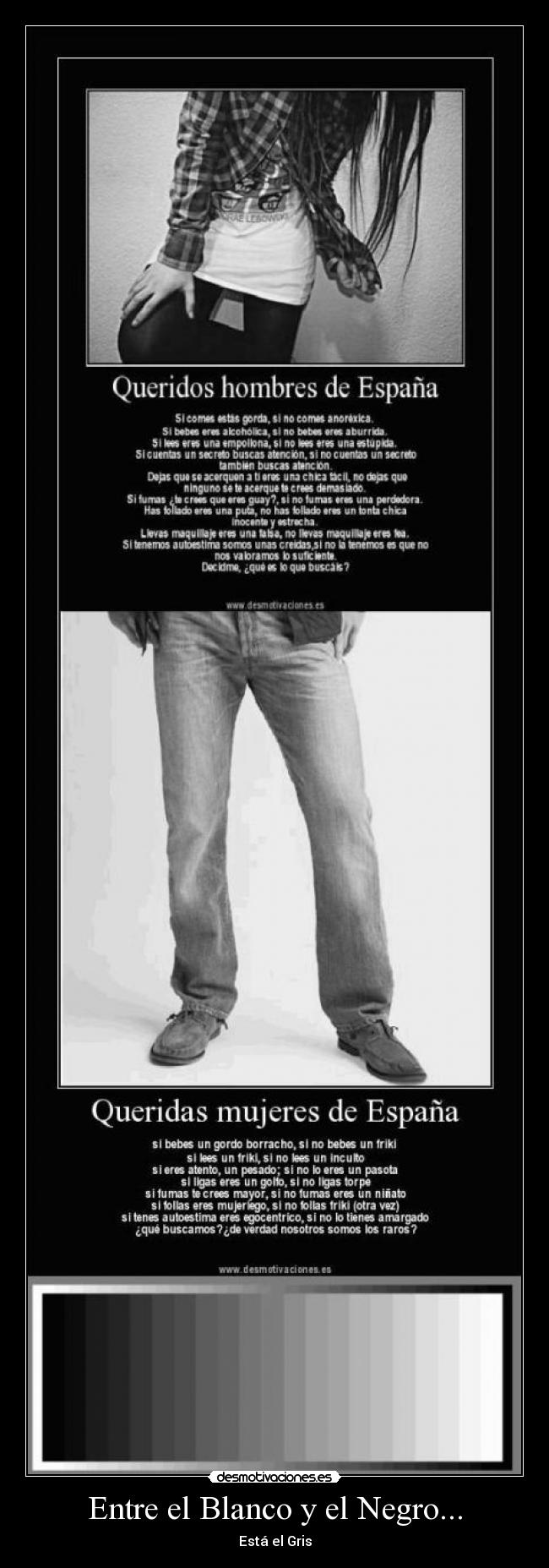 Entre el Blanco y el Negro... -