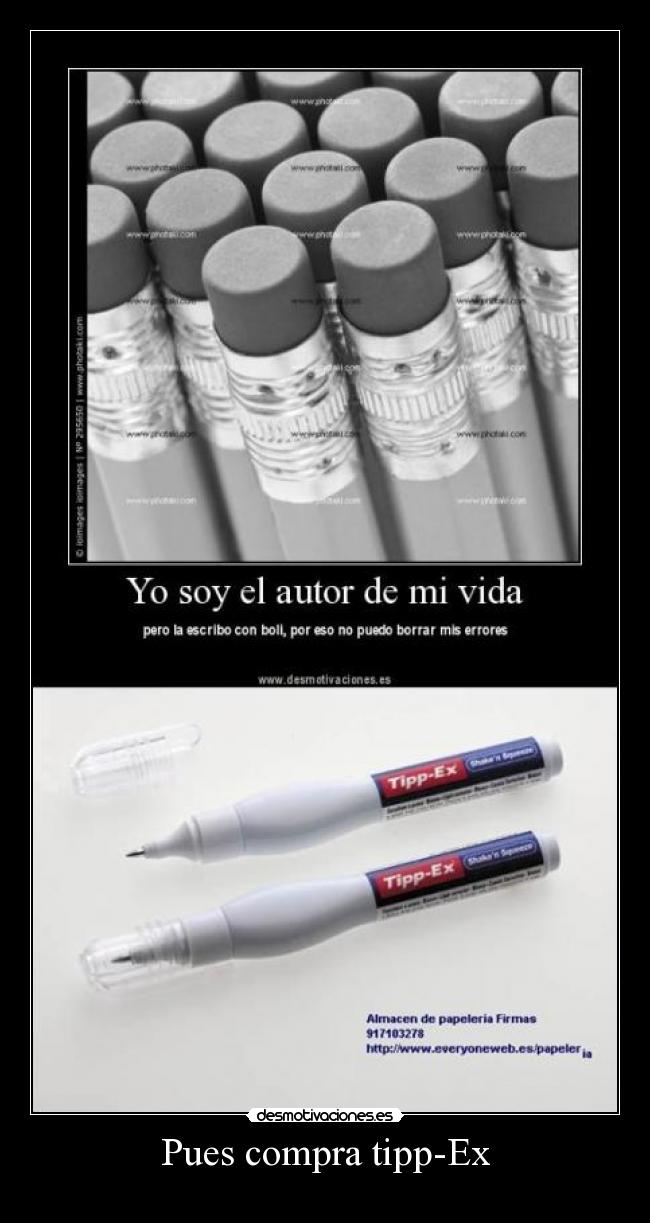 Pues compra tipp-Ex - 