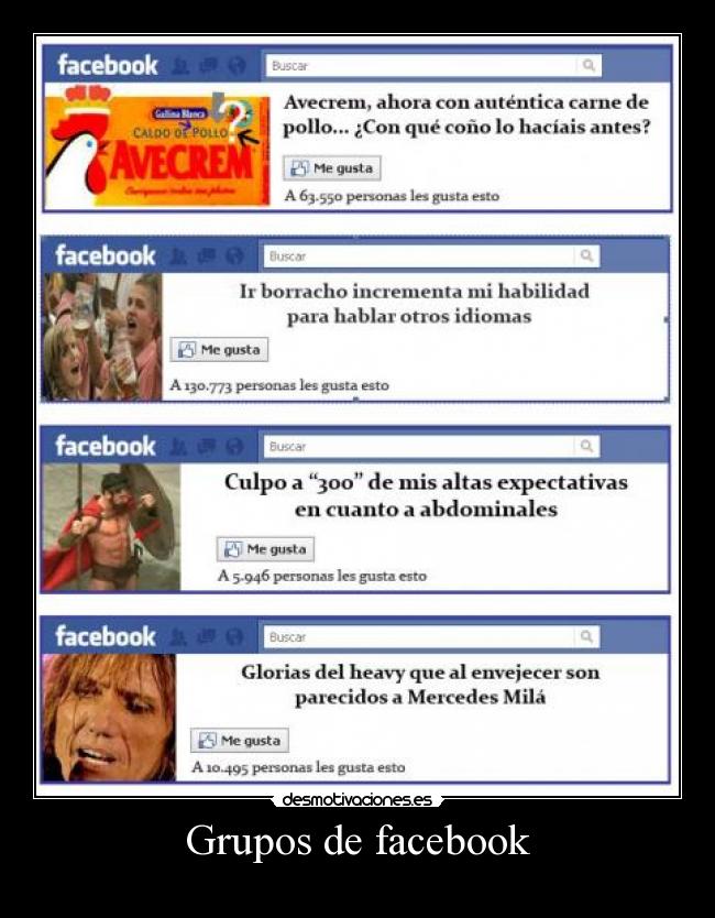 Grupos de facebook -