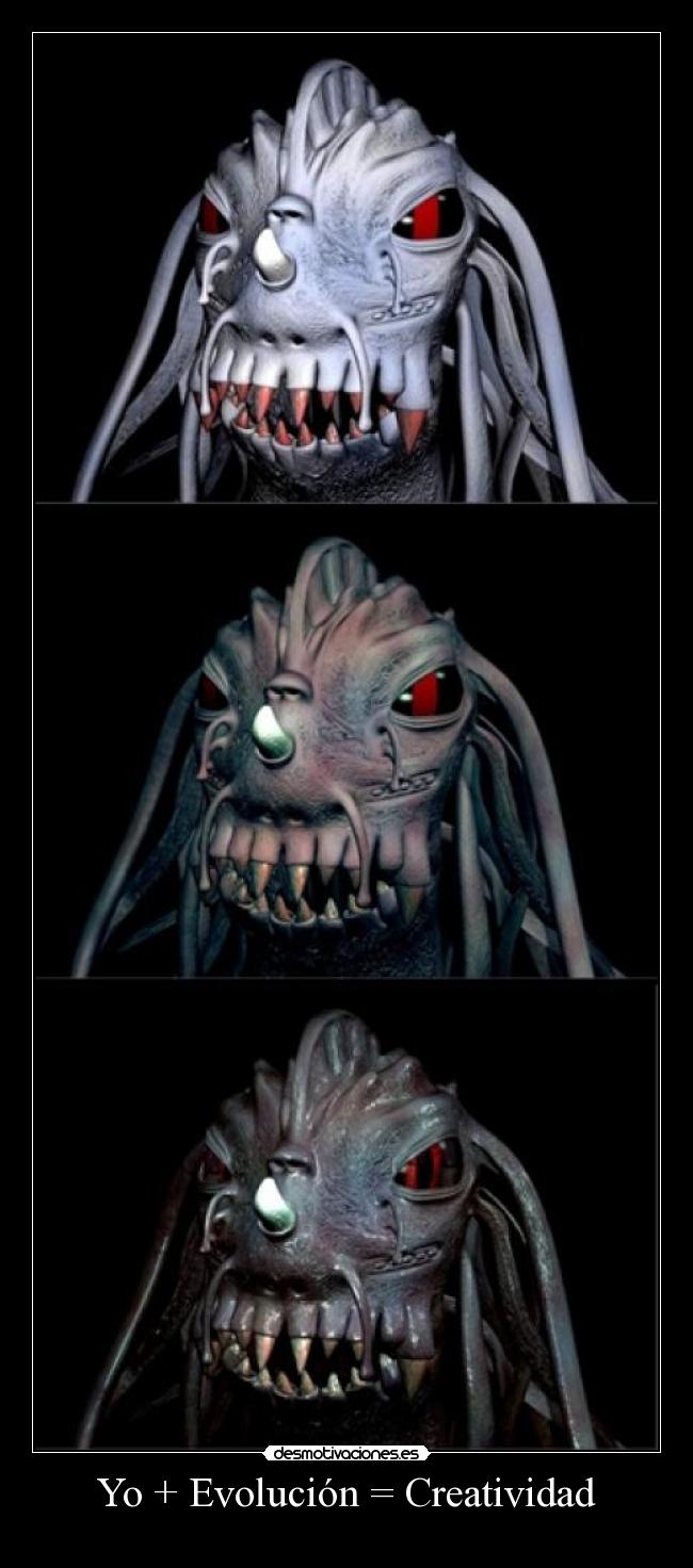 Yo + Evolución = Creatividad -
