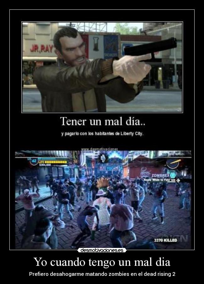 Yo cuando tengo un mal dia -