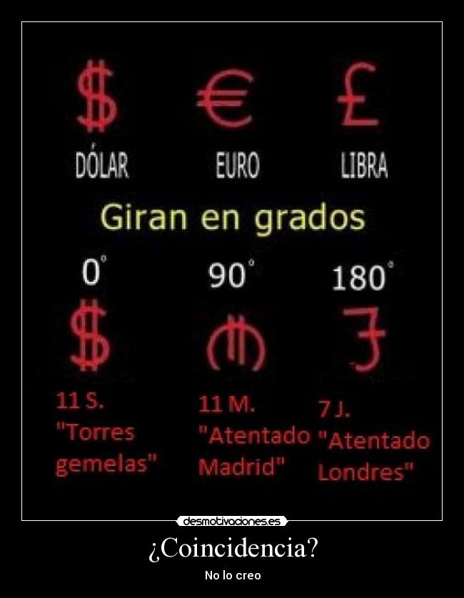 carteles atentado monedas guerras coincidencias desmotivaciones