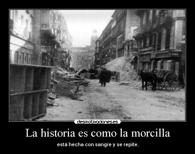 carteles historia historia morcilla desmotivaciones