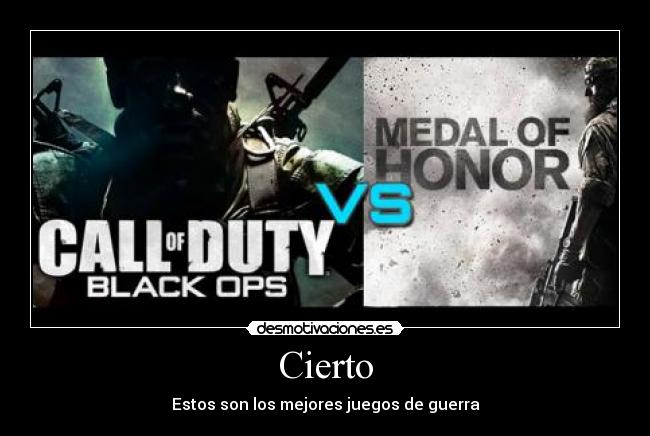 Cierto - Estos son los mejores juegos de guerra