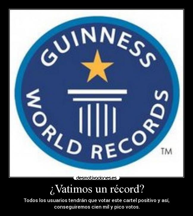 ¿Vatimos un récord? -