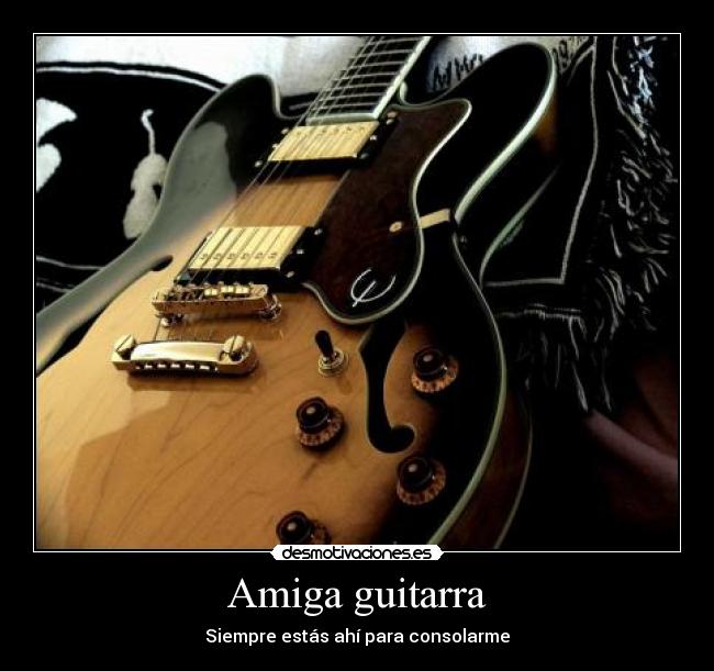 Amiga guitarra -