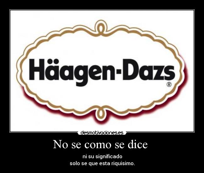 No se como se dice -