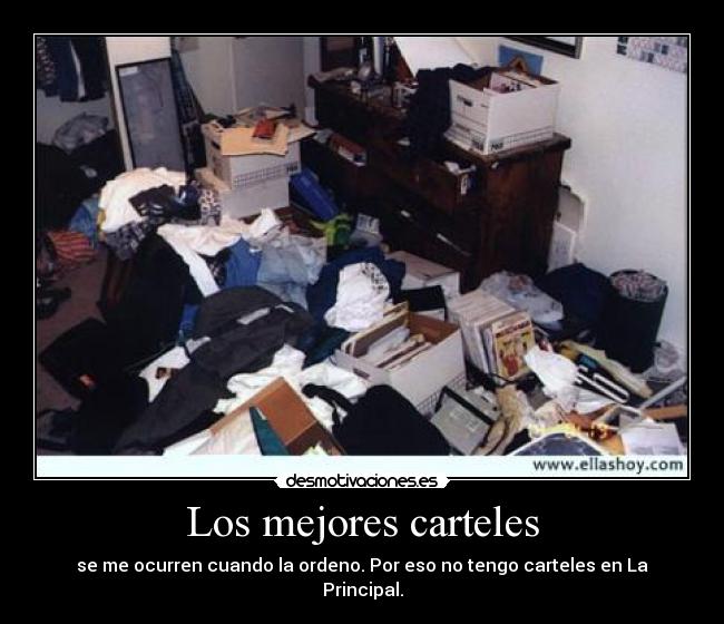 carteles  desmotivaciones