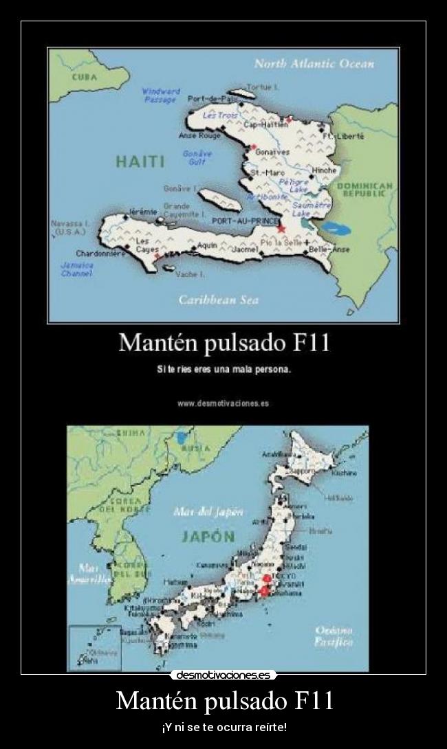 Mantén pulsado F11 -