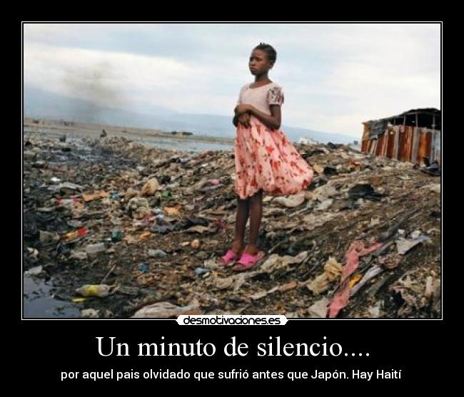 Un minuto de silencio.... -