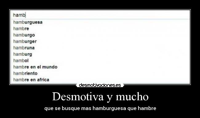 carteles hamburguesa desmotivaciones