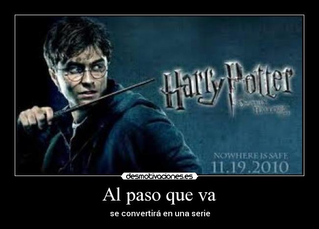 Al paso que va -
