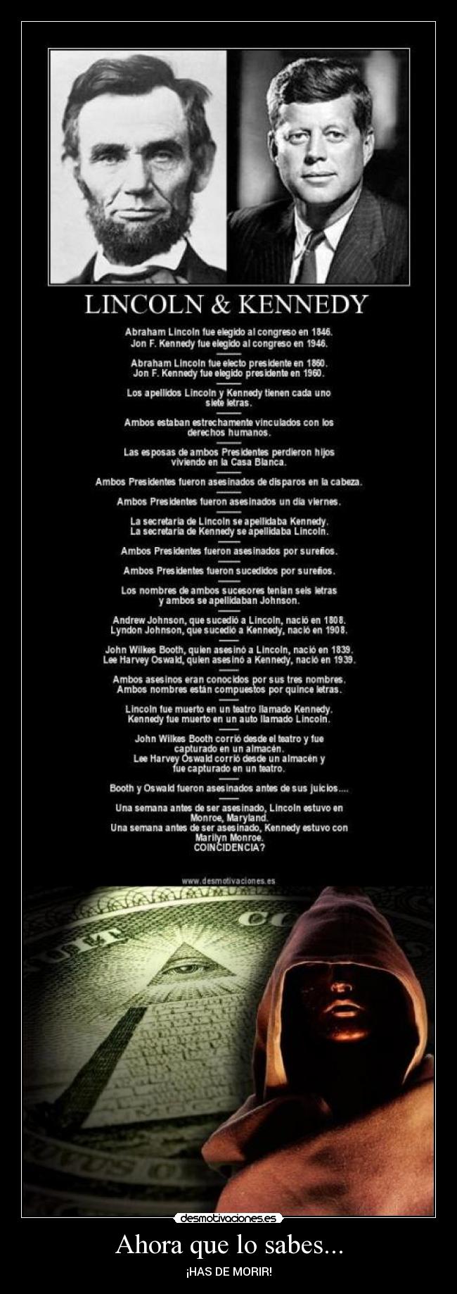 Ahora que lo sabes... - ¡HAS DE MORIR!