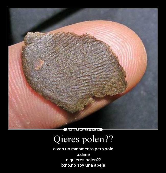 Qieres polen?? -