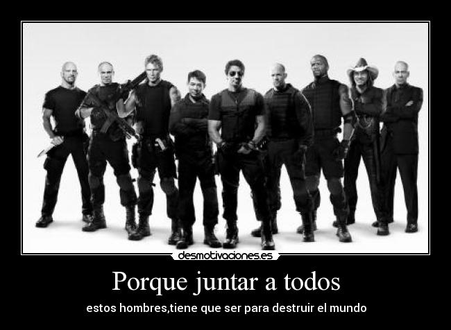 Porque juntar a todos - 