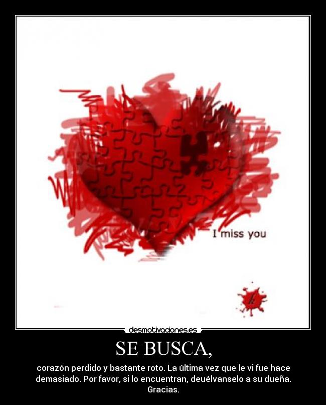 SE BUSCA, -