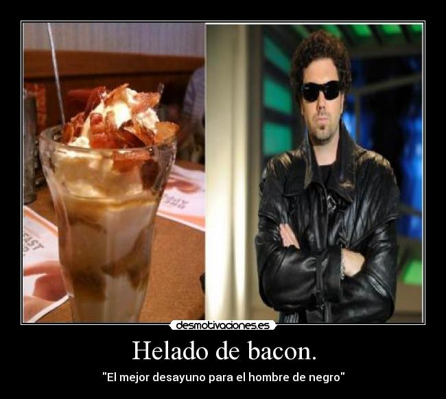 Helado de bacon. - 