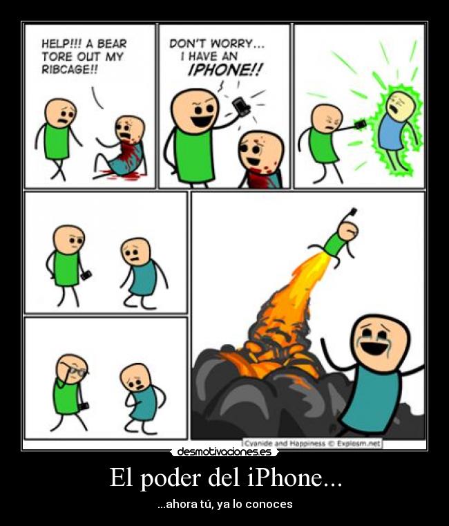 El poder del iPhone... -