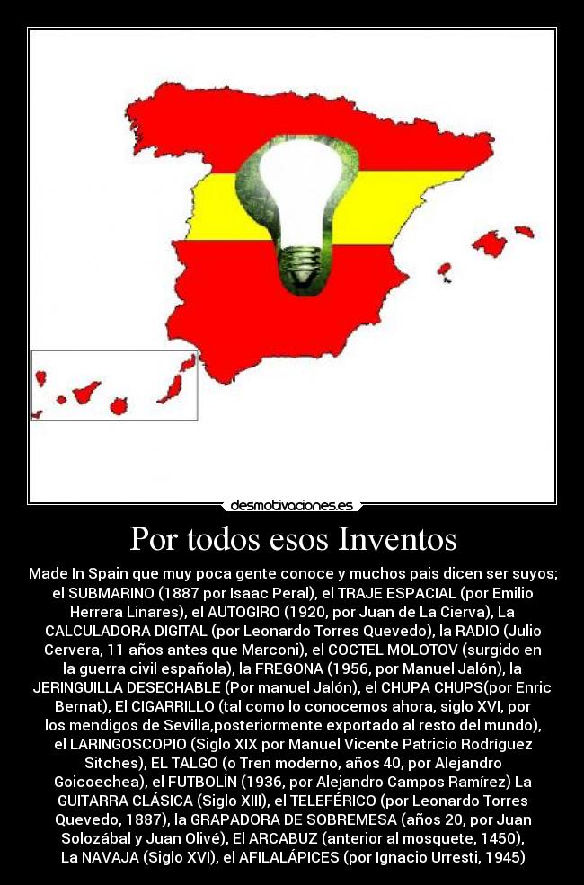 Por todos esos Inventos - 