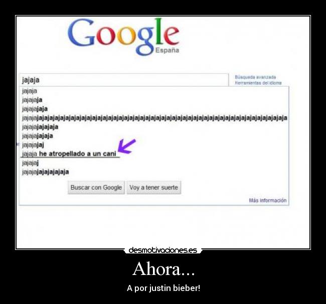 Ahora... - A por justin bieber!
