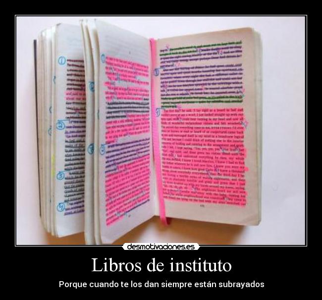 Libros de instituto -