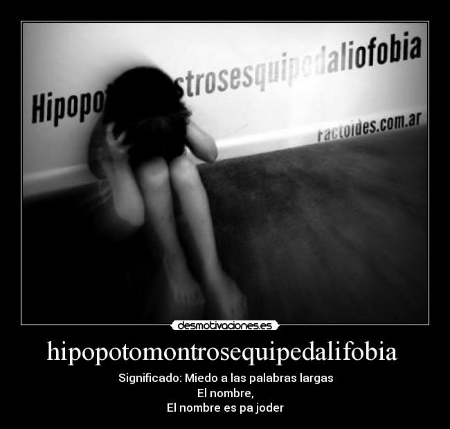 hipopotomontrosequipedalifobia  - 