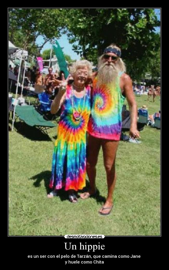 Un hippie -