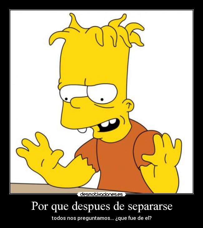 Por que despues de separarse - 