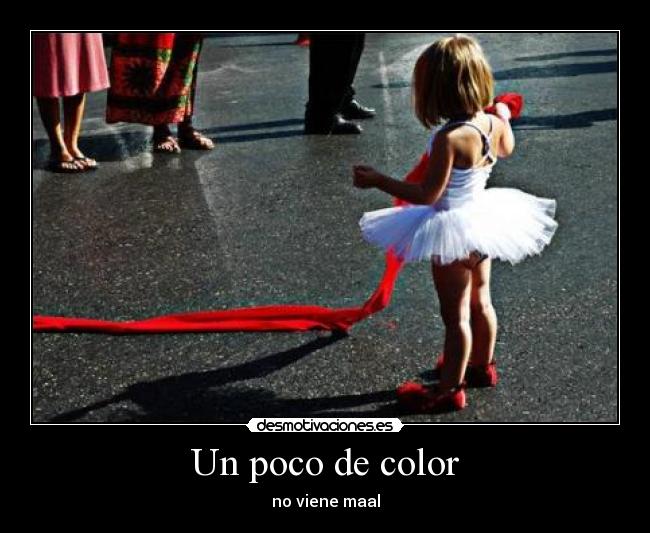 Un poco de color - 