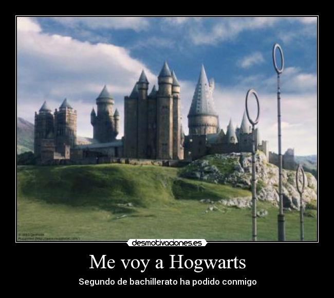 carteles hogwarts desmotivaciones